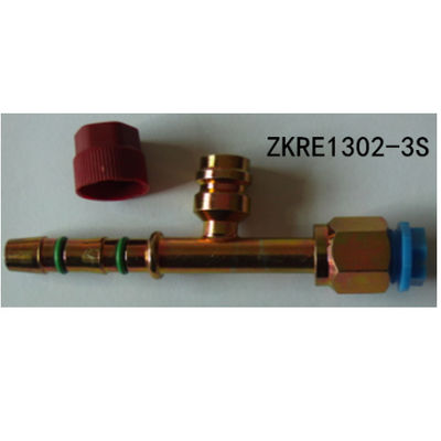 R134A Refrigerant AC Compressor Manifold Fittings 5/8 O Ring ZKRE1302-3S